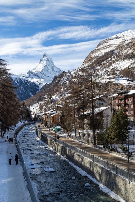 Studio Castor Zermatt Apartamento Exterior foto